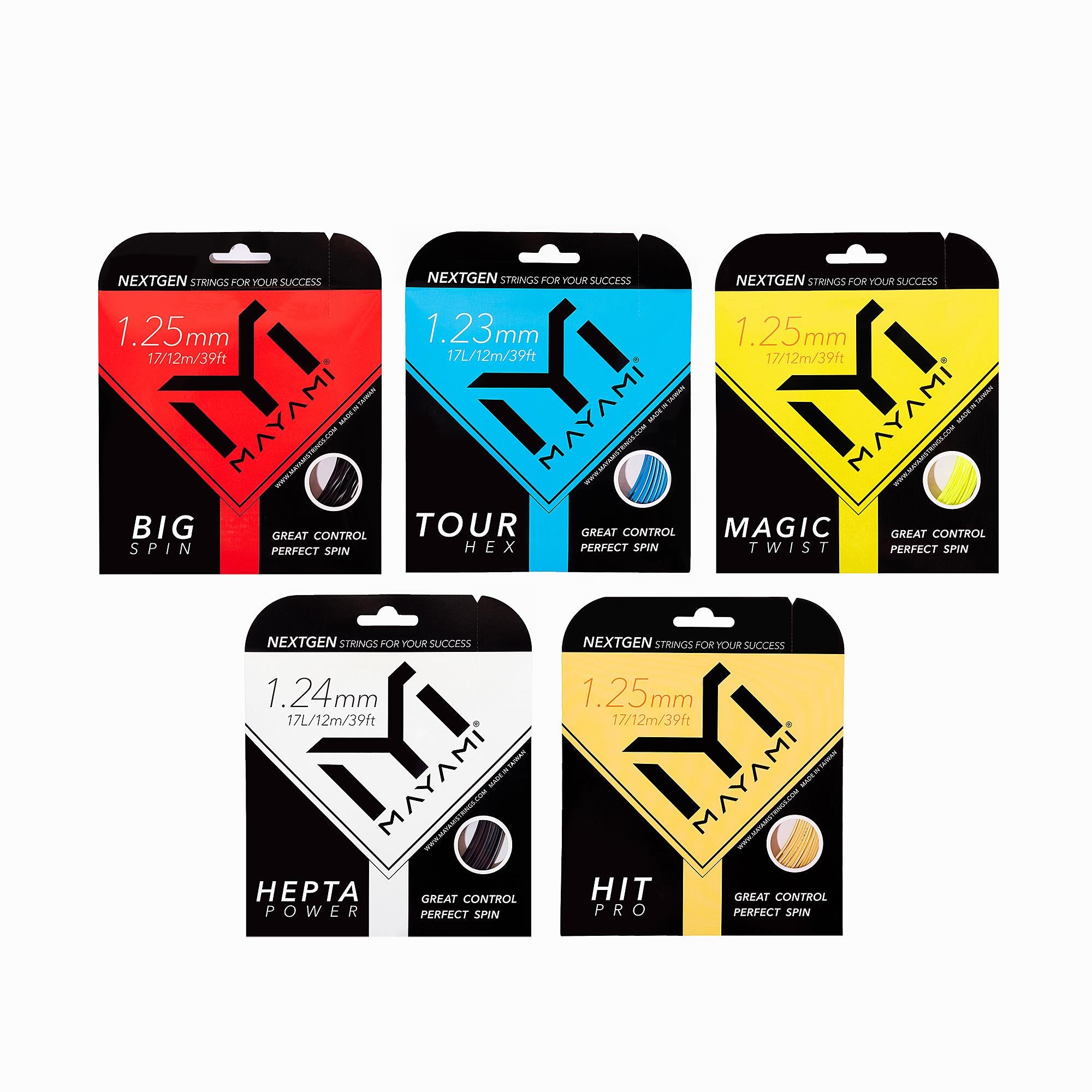 Mayami co-poly tennis strings explained – Mayami Strings